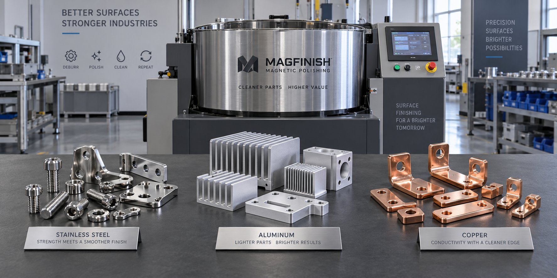 magnetic polishing machine