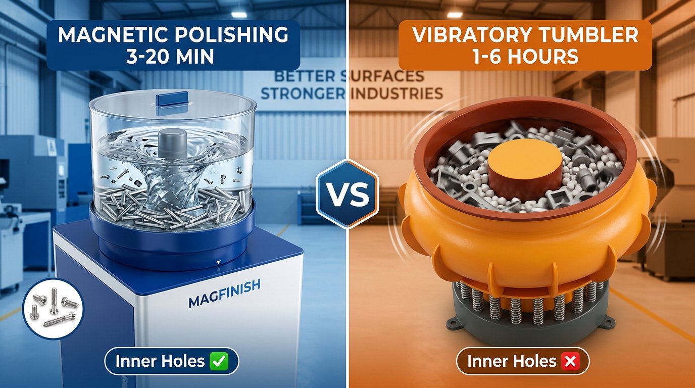 magnetic deburring machine
